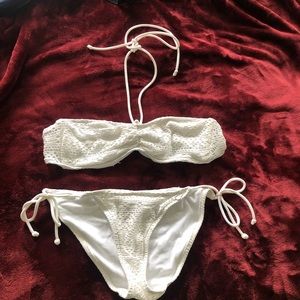 AEO Halter Top String Bikini Set